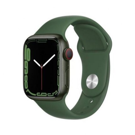 Apple Watch Series 7 GPS Cellular 41mm Aluminio Verde Con Correa Deportiva Verde